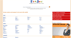 Desktop Screenshot of kickjava.com